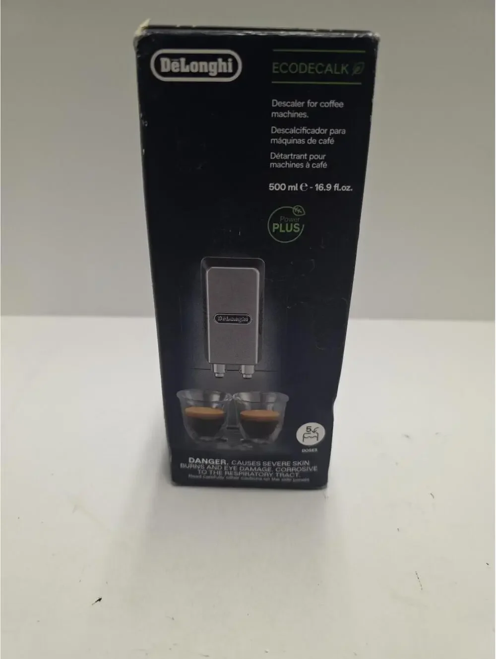 NEW DeLonghi EcoDeCalk Natural Descaler for Coffee Machines 16.90 oz